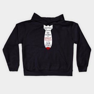 'The Greatest Tragedy' Refugee Care Shirt Kids Hoodie